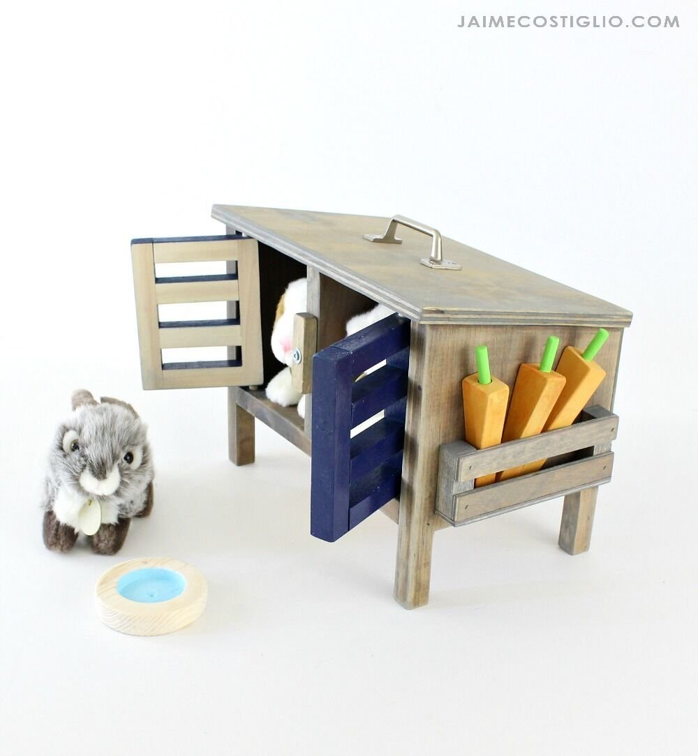 Ana White Toy Bunny Hutch DIY Projects